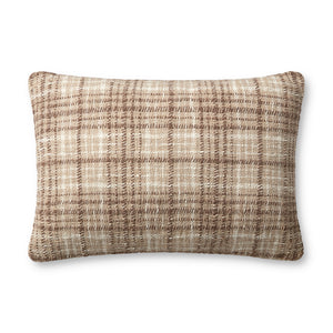 Beau Brown / Ivory Pillow - Aerial Image