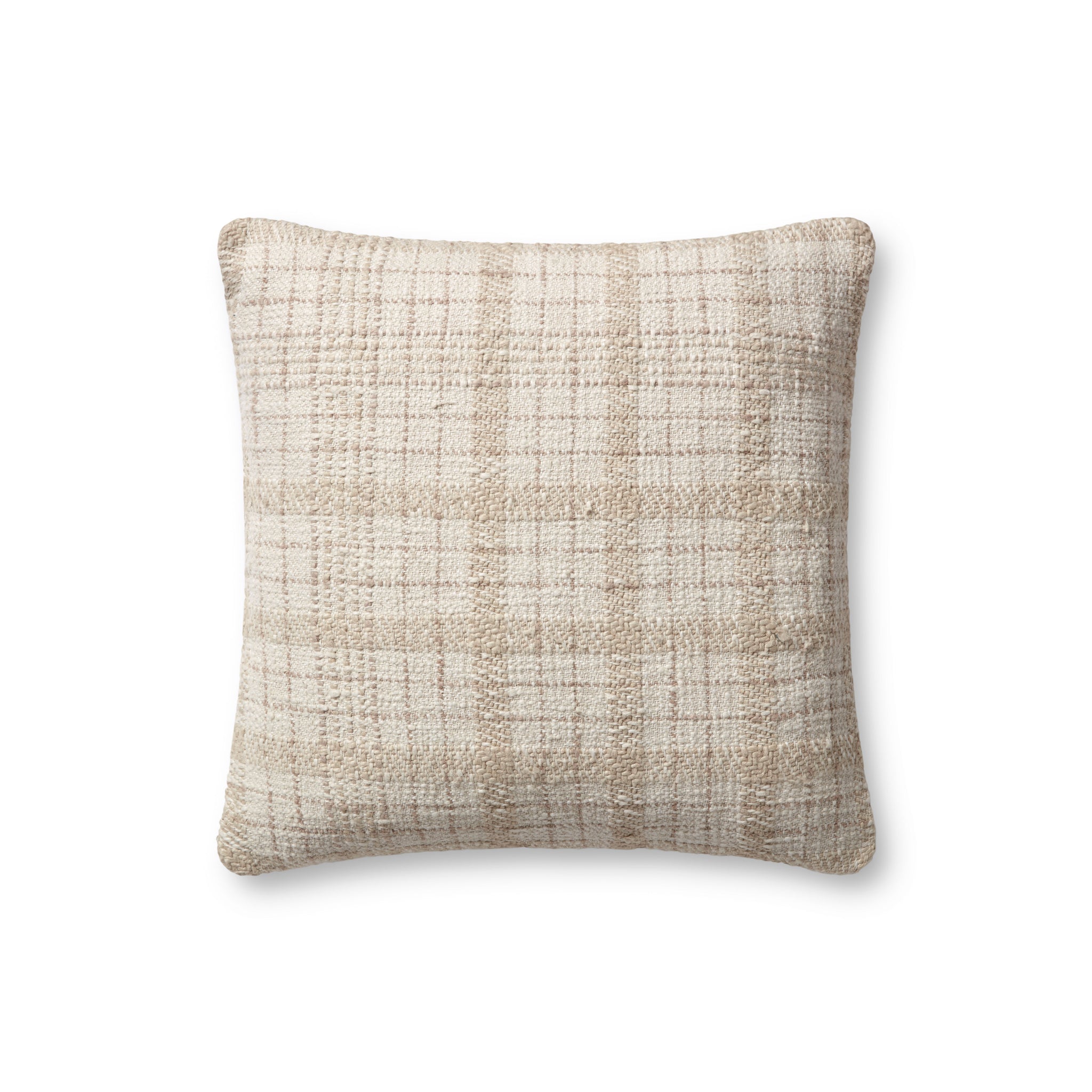 Fern Ivory / Beige Pillow - Aerial Image