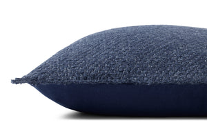 Navy Pillow - Rug Corner (H)