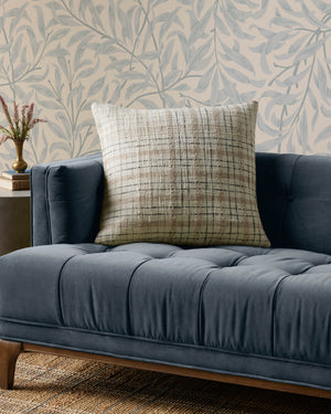 Cricket Beige / Black Pillow - Roomscene #3 (V)
