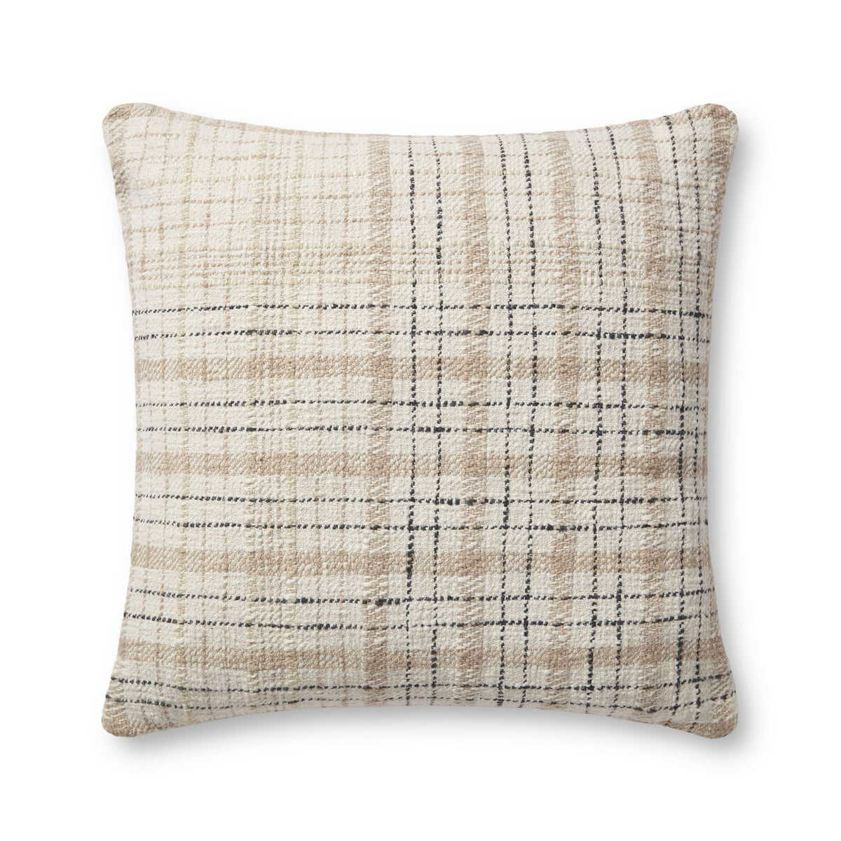 Cricket Beige / Black Pillow - Aerial Image