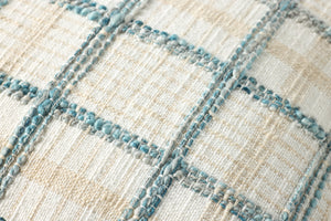 Norman Ivory / Blue Pillow - Wall Art Corner (V)