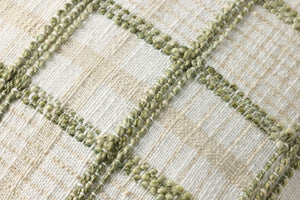 Norman Ivory / Green Pillow - Wall Art Corner (V)