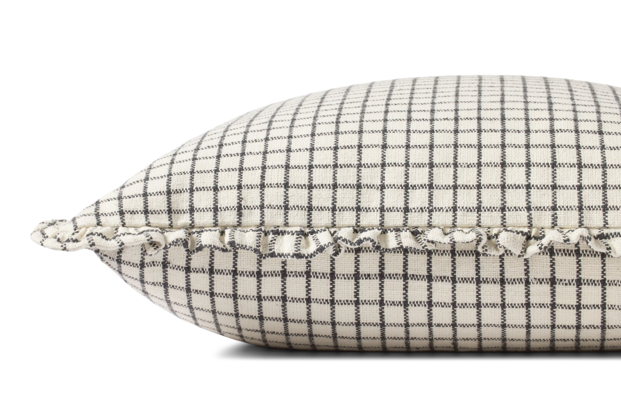 Dinah Ivory / Black Pillow - Rug Corner (H)