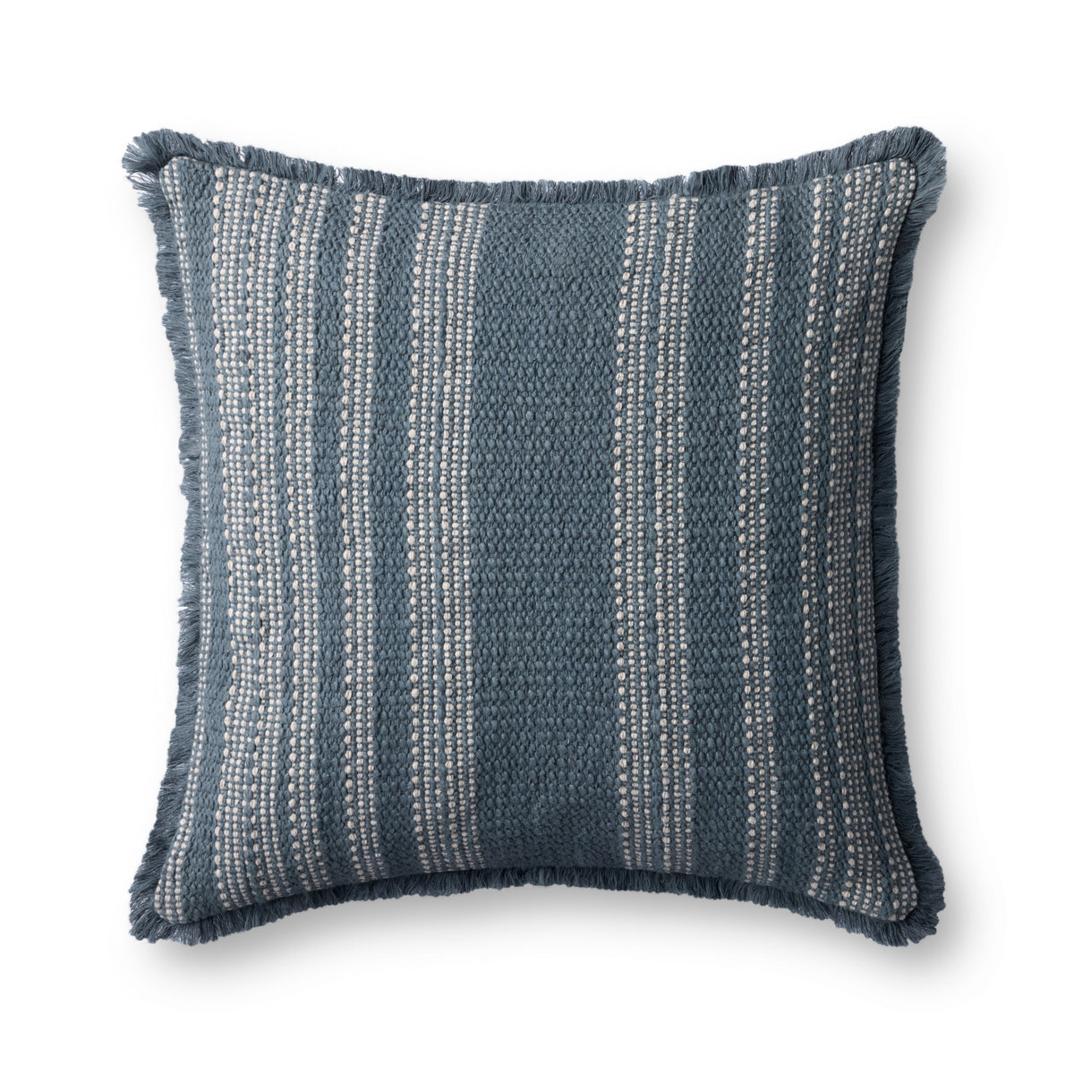 Blue / Ivory Pillow - Aerial Image