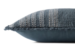 Blue / Ivory Pillow - Rug Corner (H)