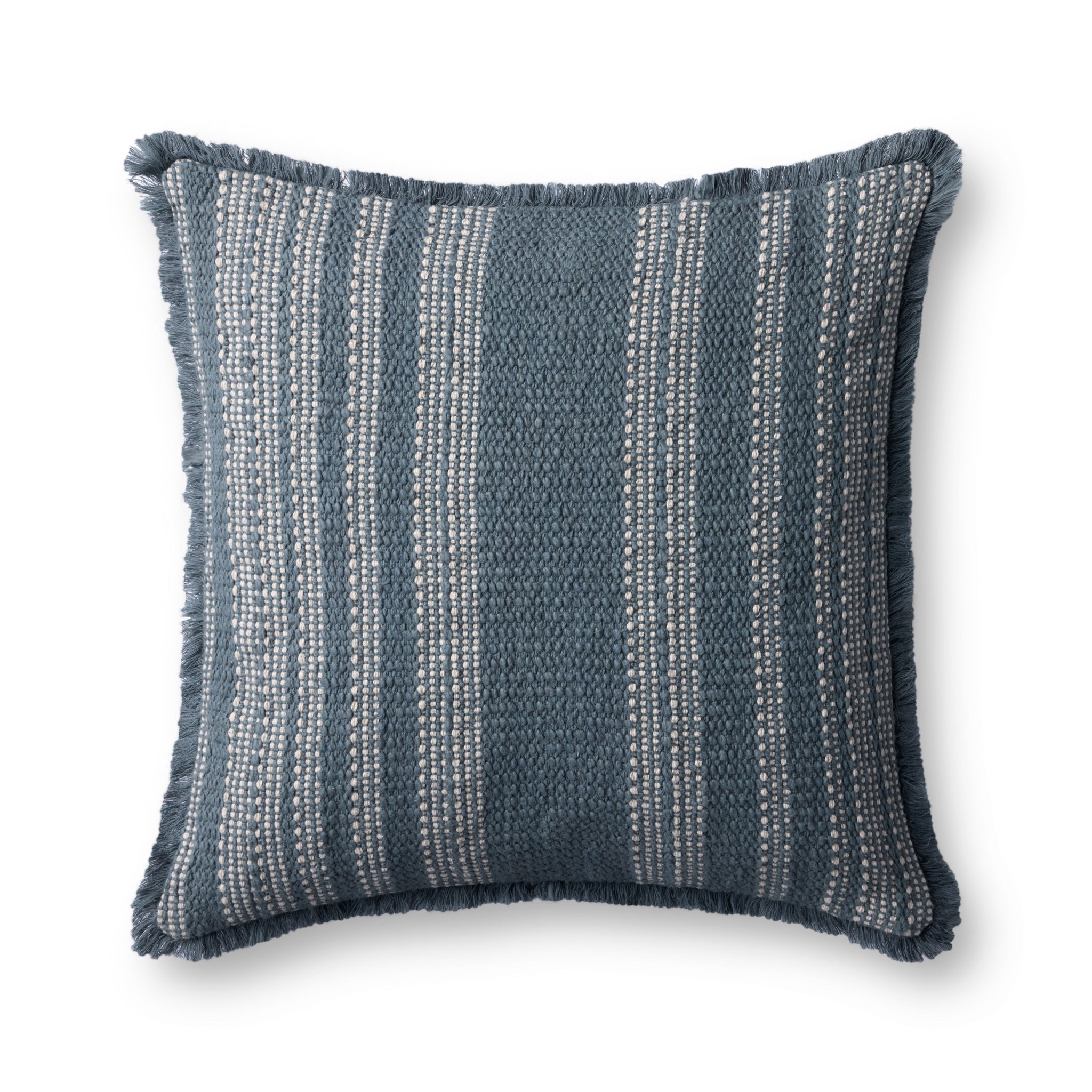 Blue / Ivory Pillow - Aerial Image