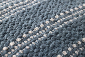 Blue / Ivory Pillow - Macro Detail (H)