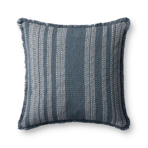 Blue / Ivory Pillow - Aerial Image