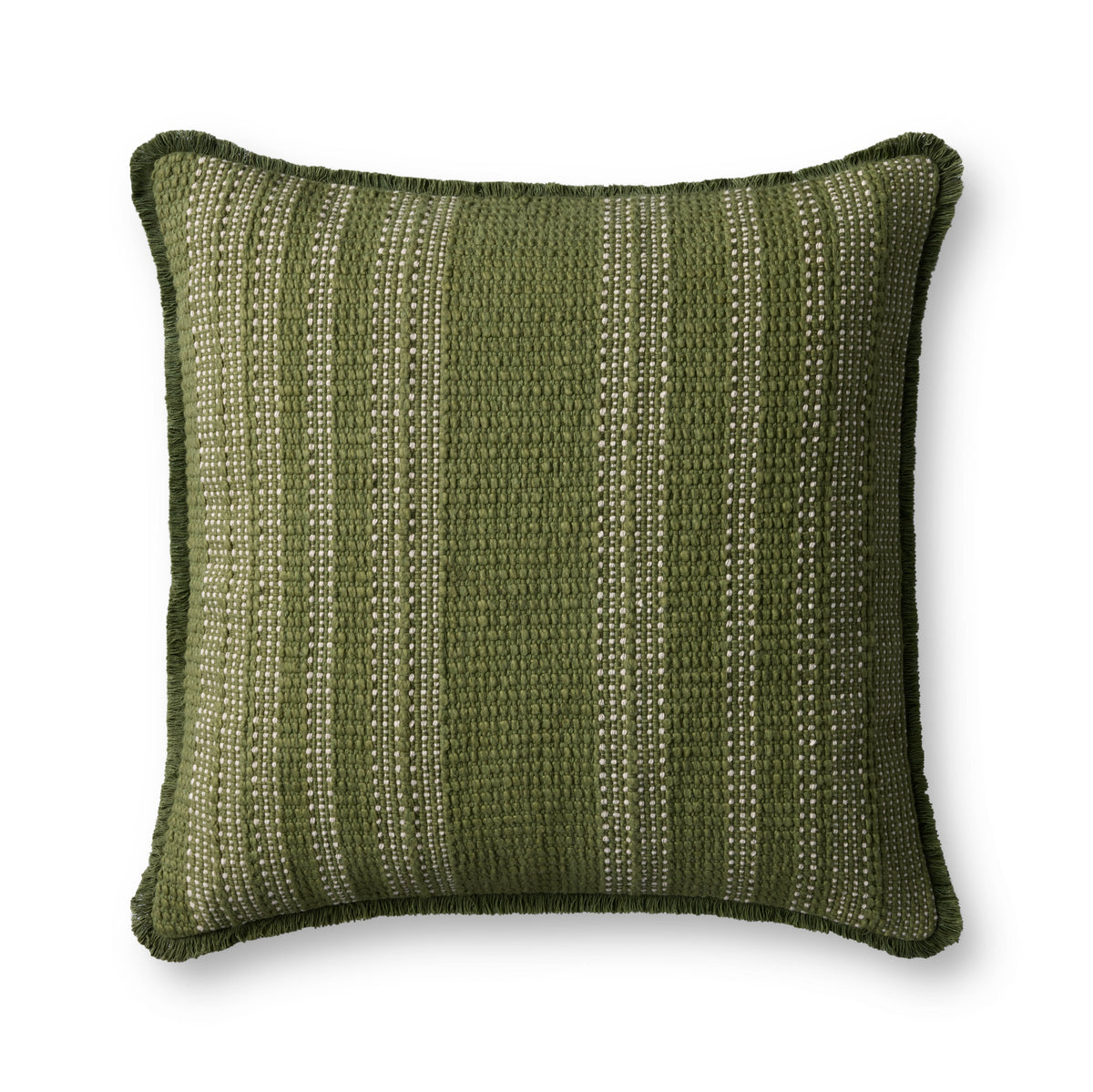 Green / Ivory Pillow - Aerial Image