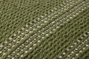 Green / Ivory Pillow - Macro Detail (H)