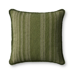 Green / Ivory Pillow - Aerial Image
