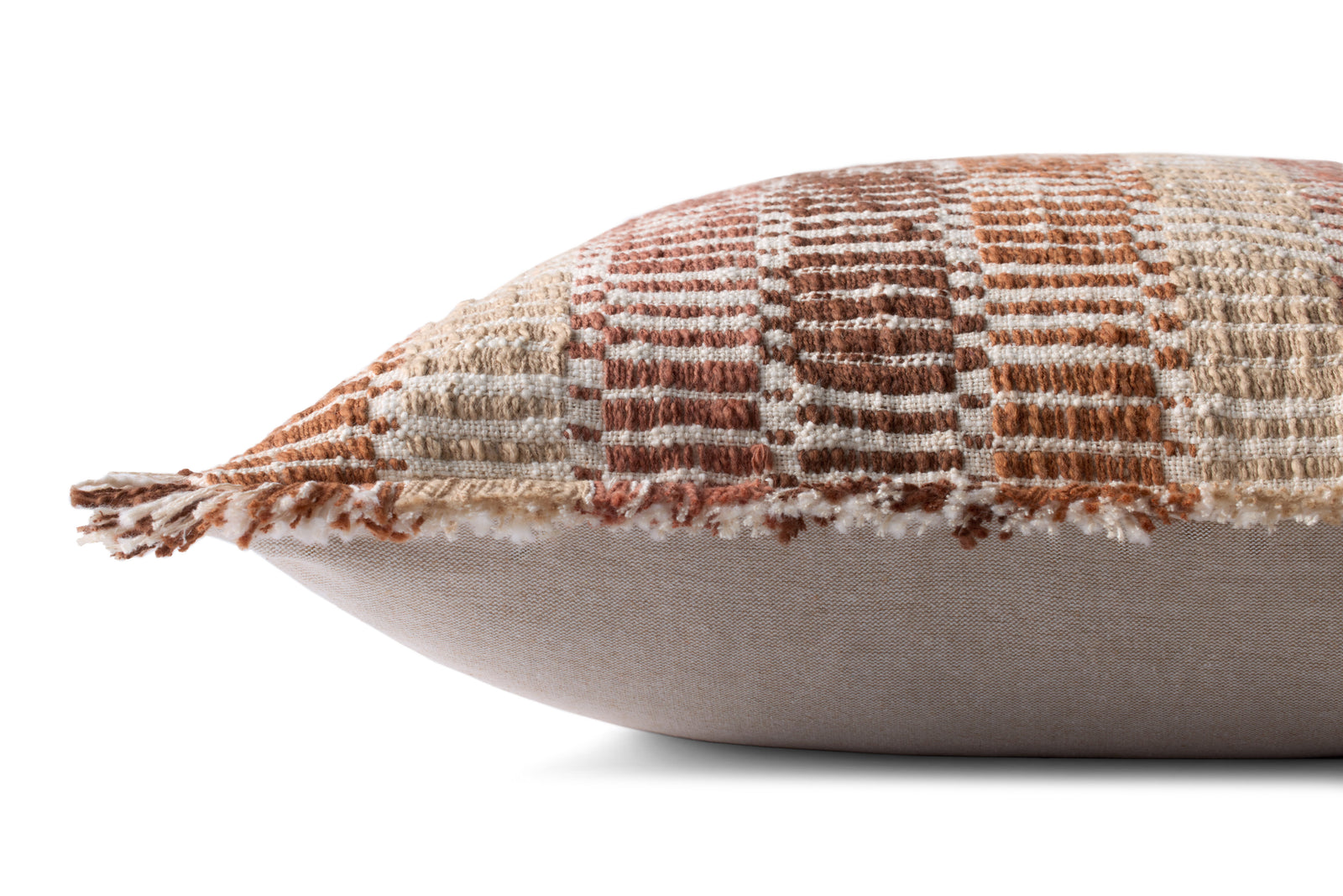 Orange / Multi Pillow — a Loloi pillow at Laurie Yapp Home.