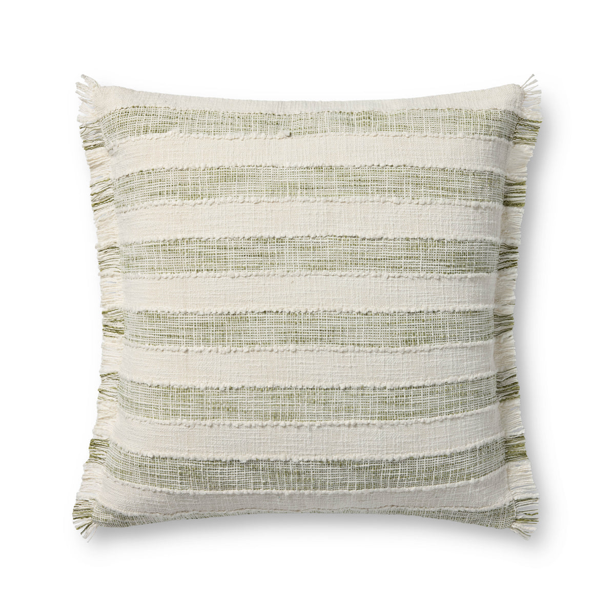 Green / Ivory Pillow - Aerial Image