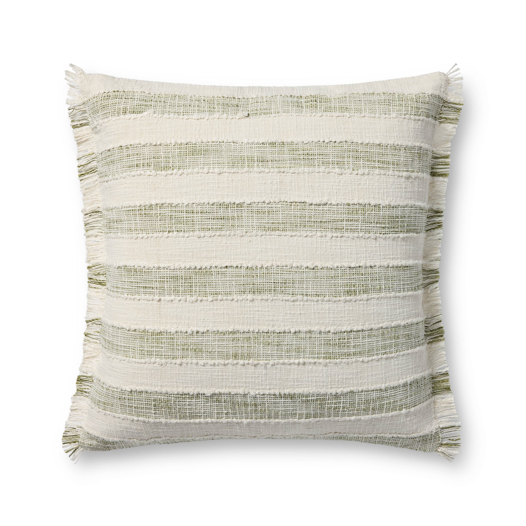 Green / Ivory Pillow - Aerial Image