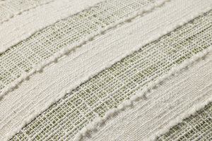 Green / Ivory Pillow - Macro Detail (H)