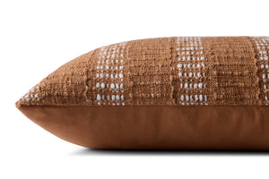 Rust / Ivory Pillow - Rug Corner (H)