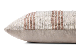 Brown / Ivory Pillow - Rug Corner (H)