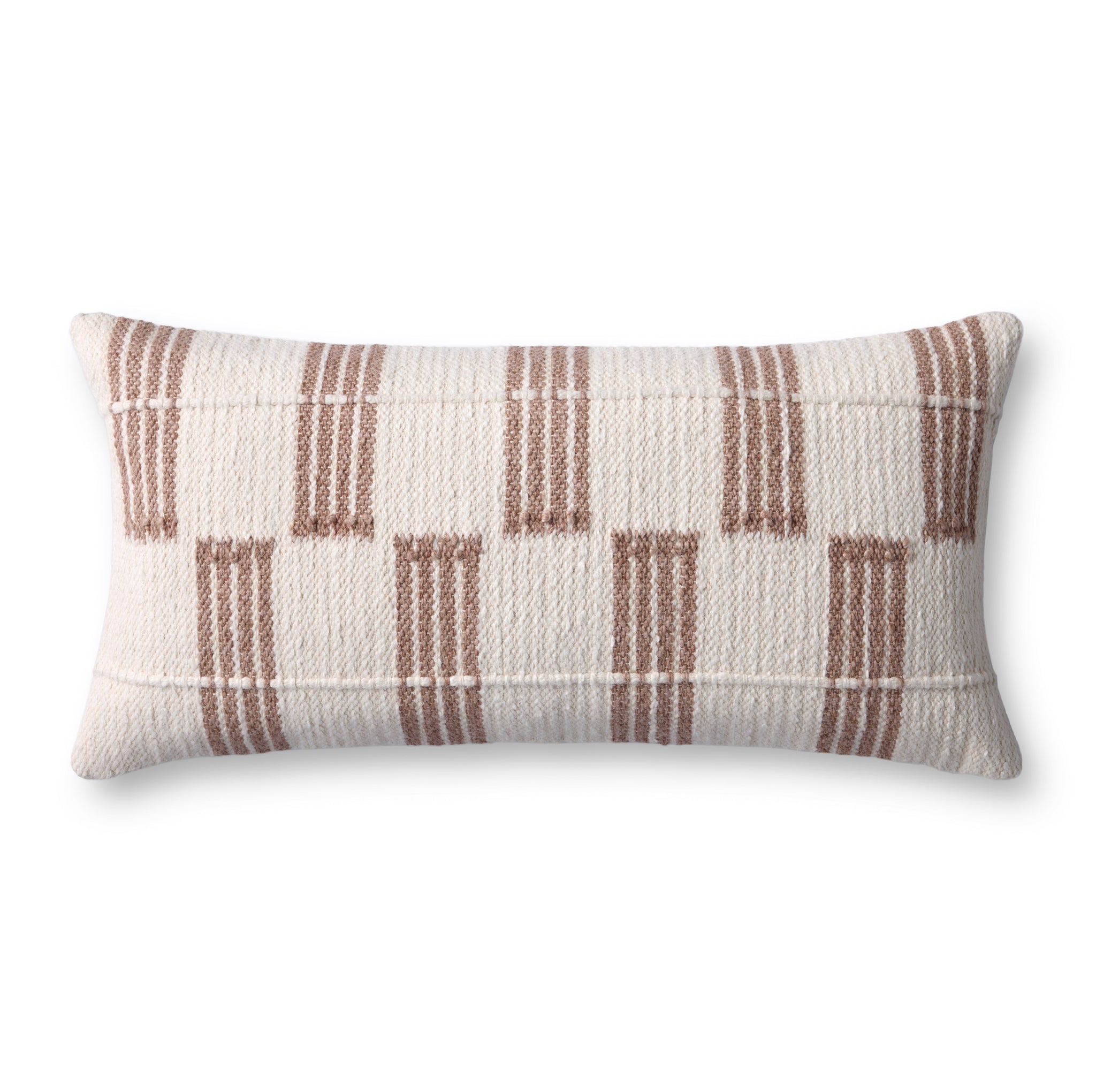 Brown / Ivory Pillow - Aerial Image