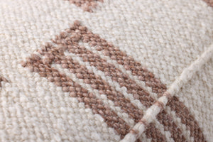 Brown / Ivory Pillow - Macro Detail (H)