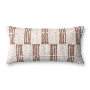 Rust / Ivory Pillow - Aerial Image