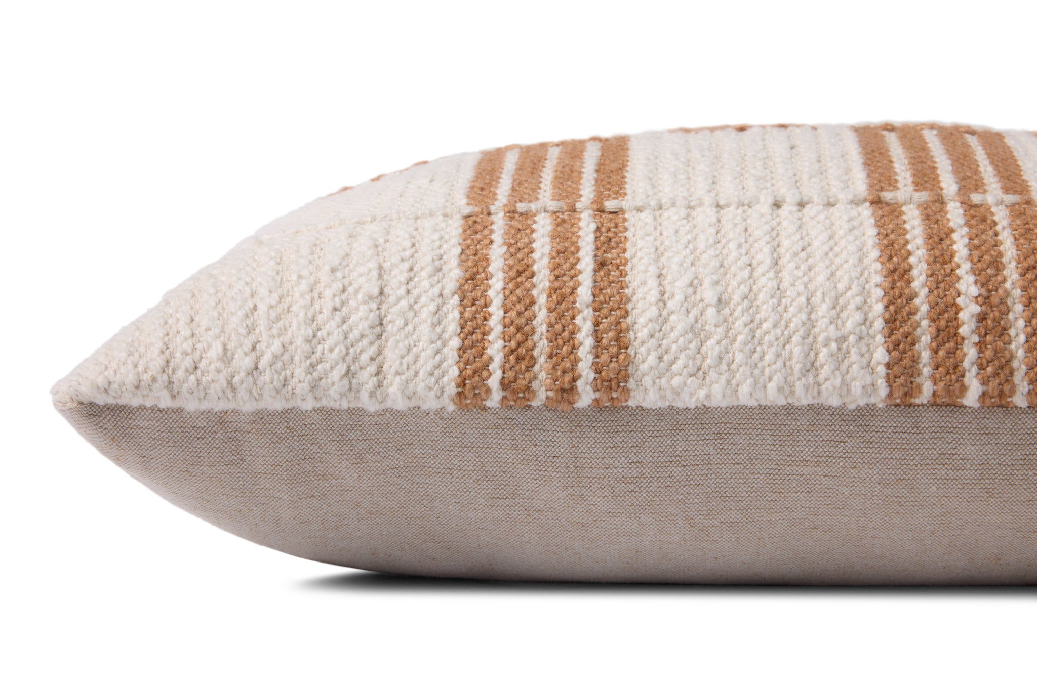 Rust / Ivory Pillow - Rug Corner (H)