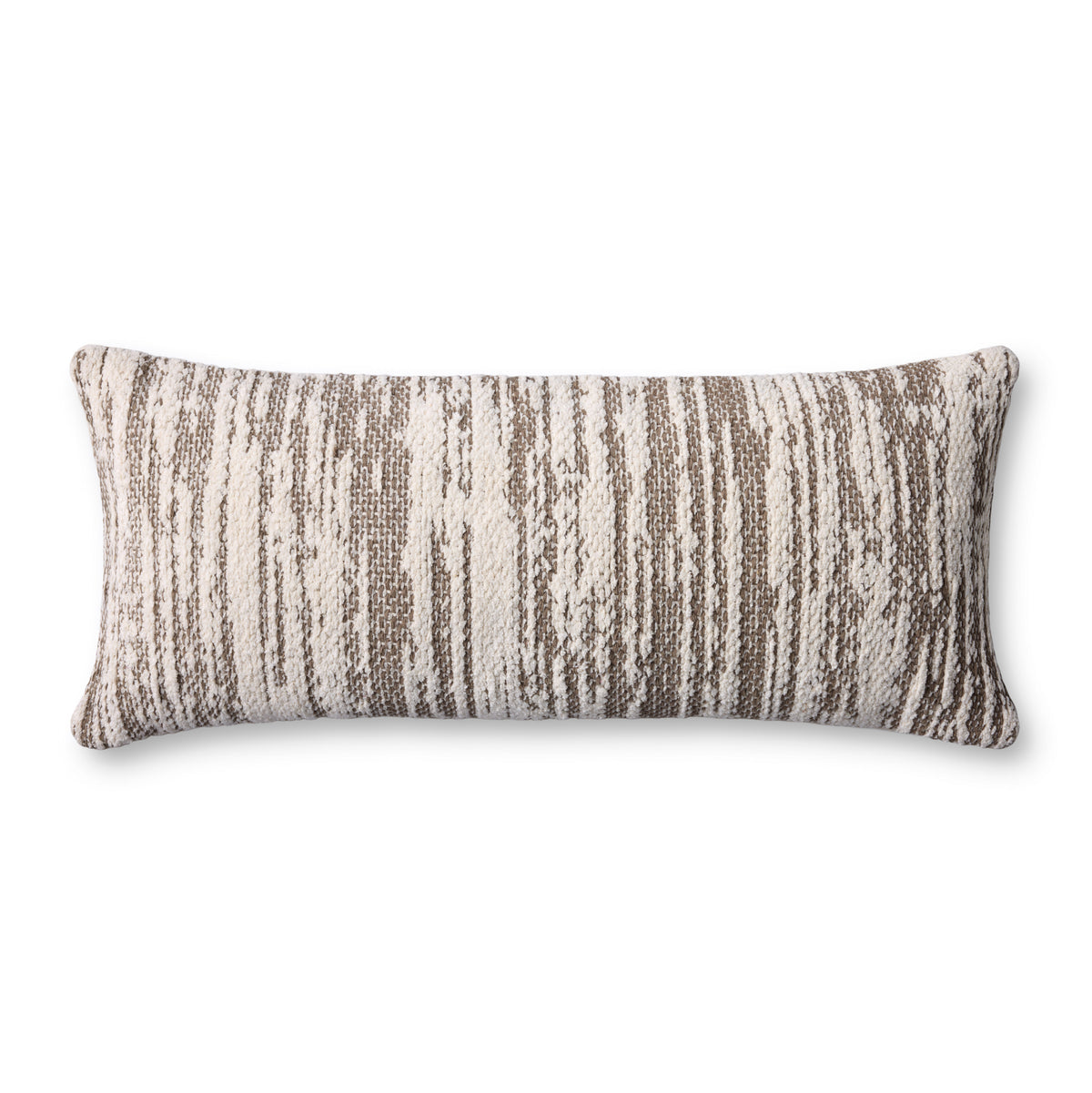 Dark Taupe / Ivory Pillow - Aerial Image