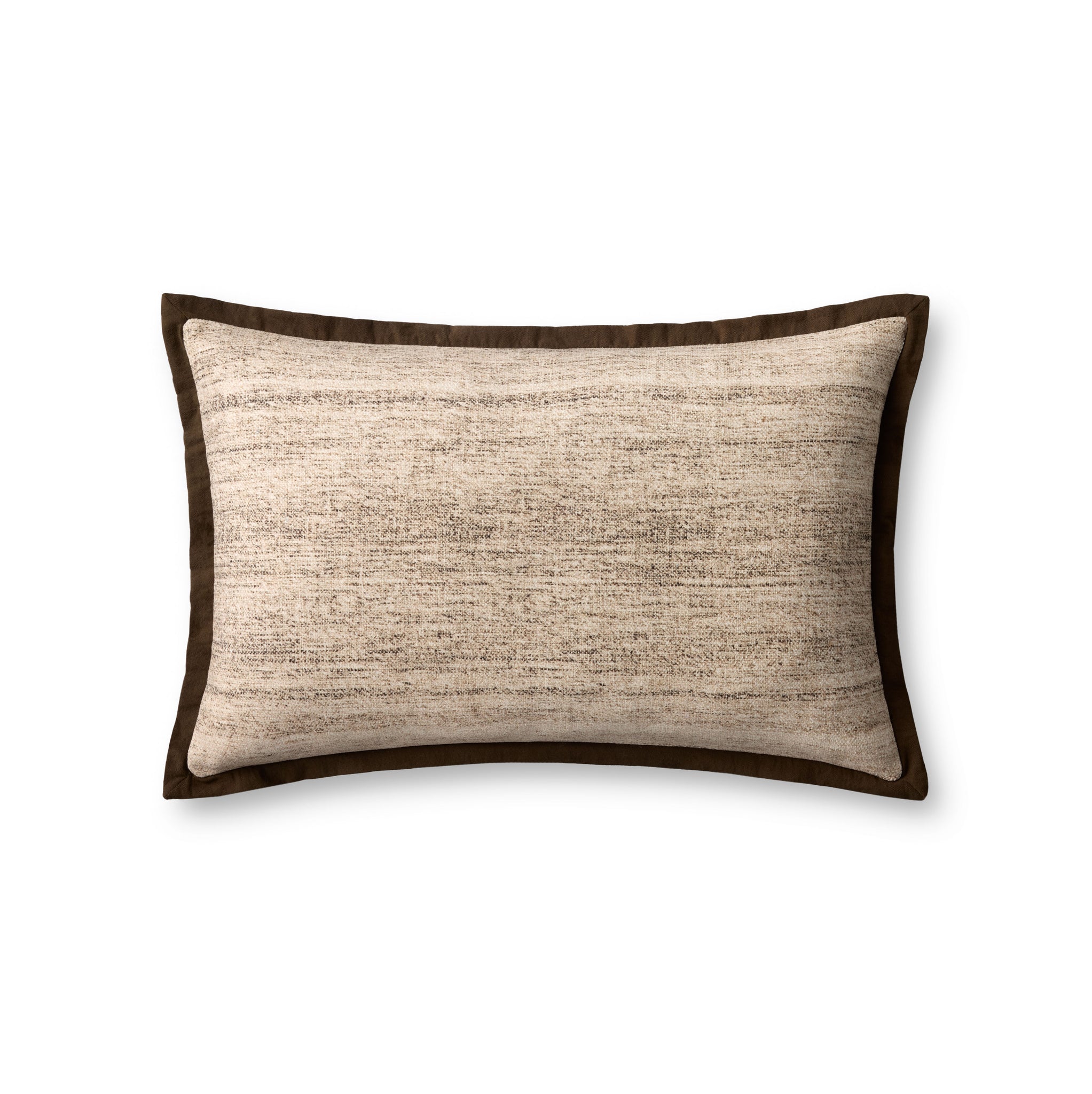 Brown / Ivory Pillow - Aerial Image
