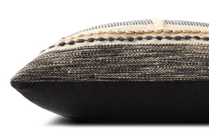 Black / Ivory Pillow - Rug Corner (H)