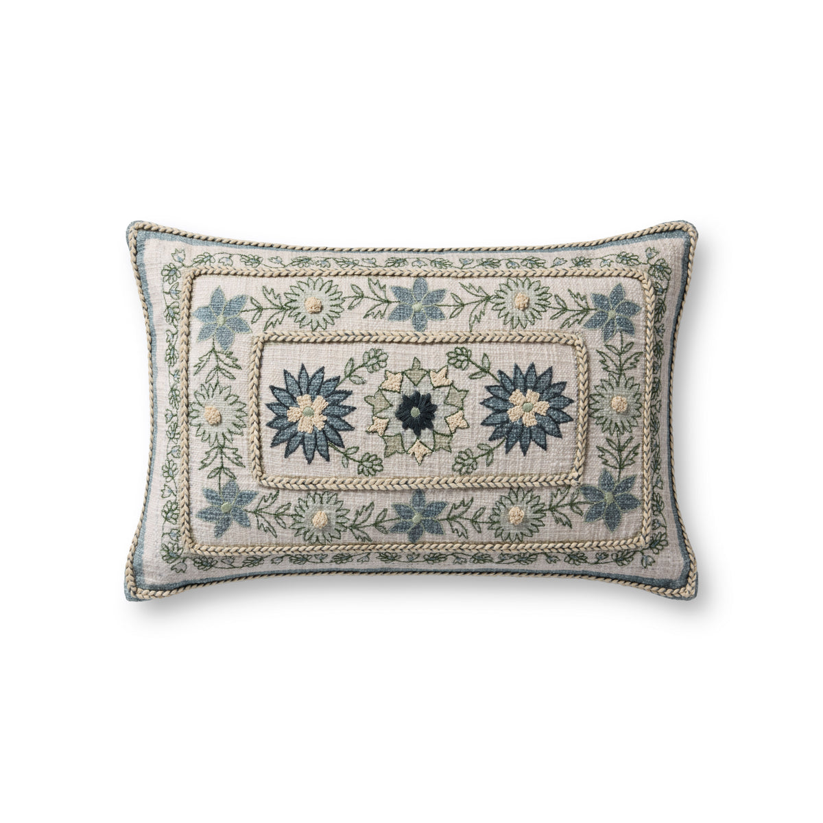 Blue / Multi Pillow - Aerial Image