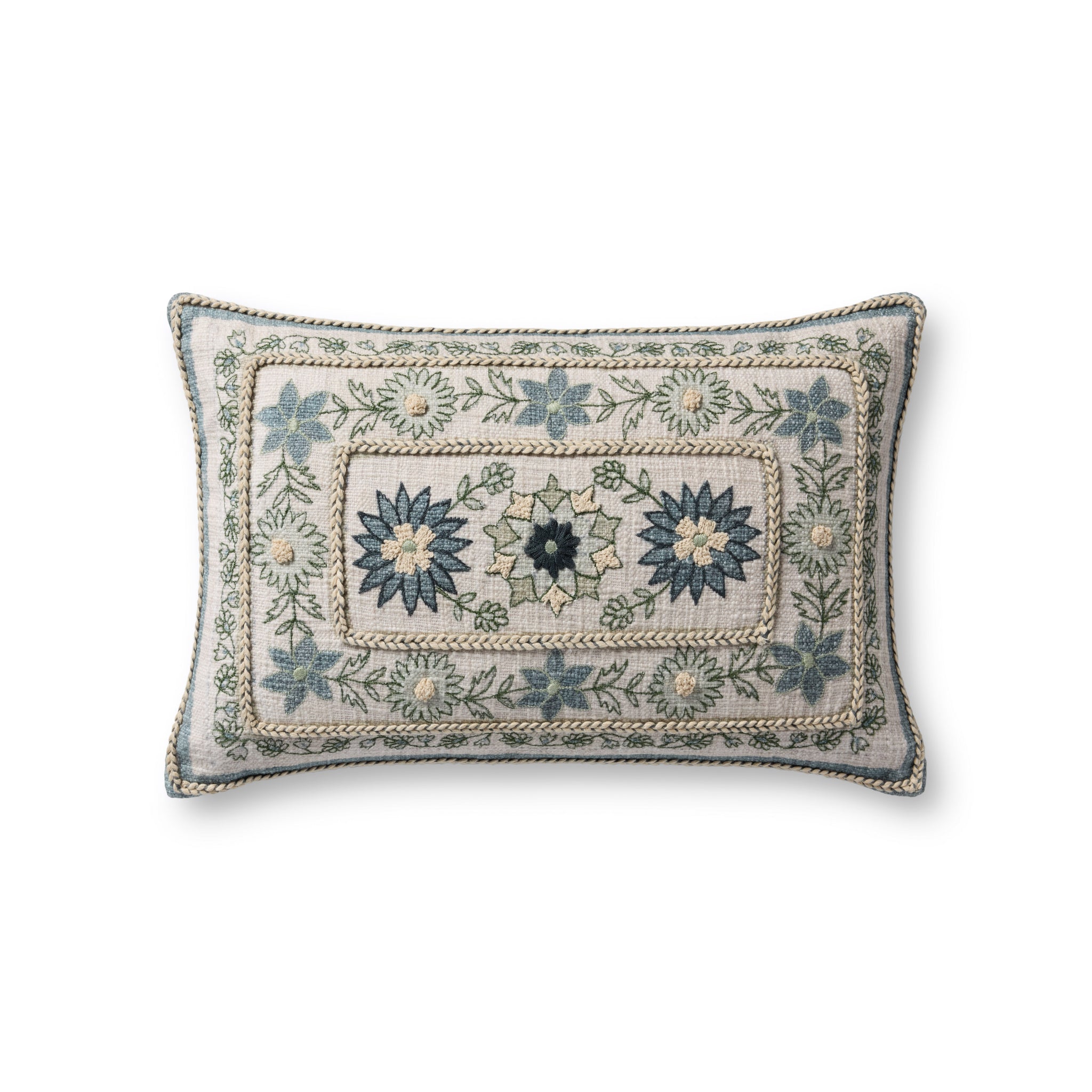 Blue / Multi Pillow - Aerial Image