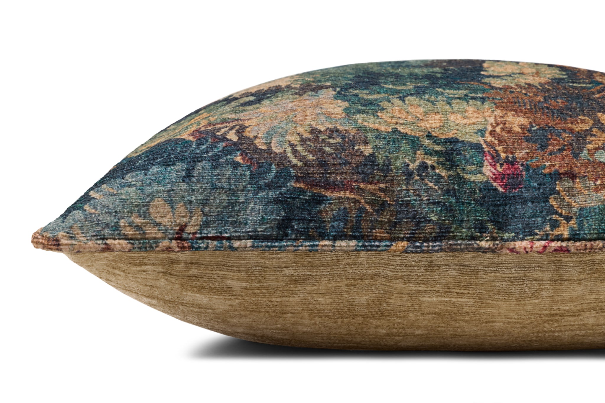 Green / Multi Pillow - Rug Corner (H)