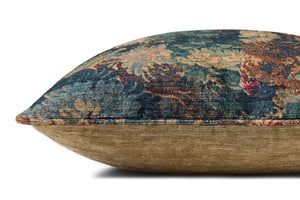Green / Multi Pillow - Rug Corner (H)