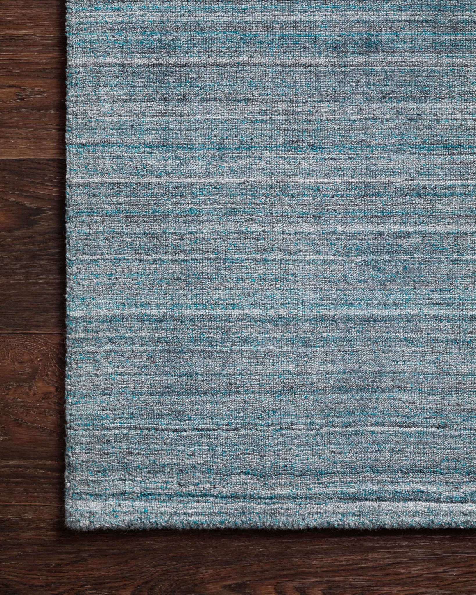 detail view of Pasadena Aqua luxury Rug