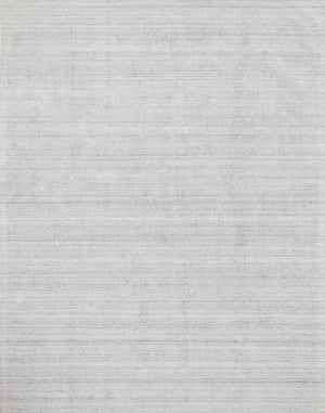 front view of Pasadena Fog luxury Rug