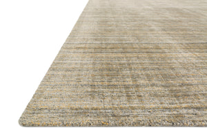 side view of Pasadena Gold luxury Rug