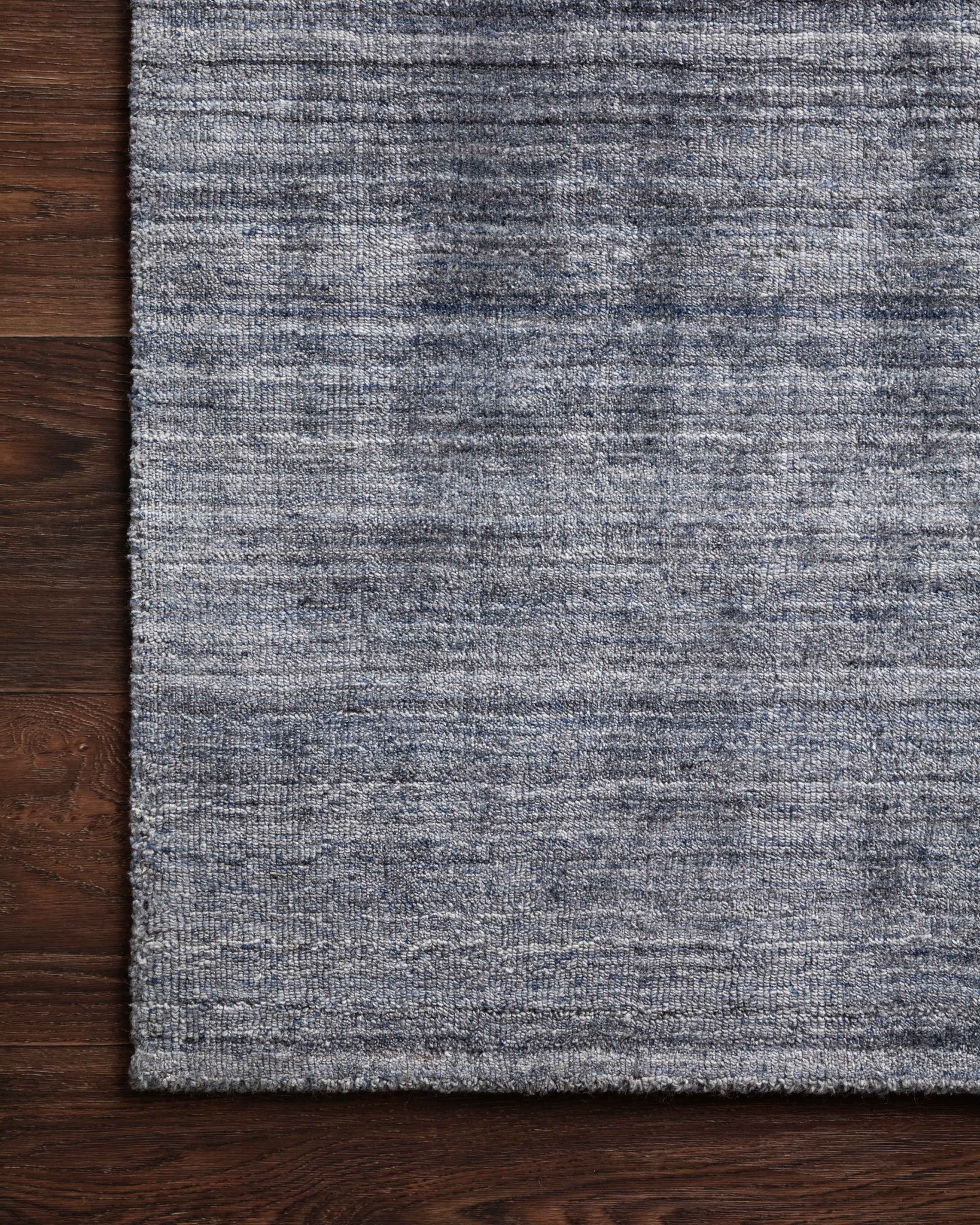 detail view of Pasadena Indigo luxury Rug
