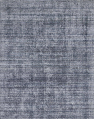front view of Pasadena Indigo luxury Rug