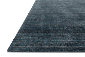side view of Pasadena Midnight luxury Rug