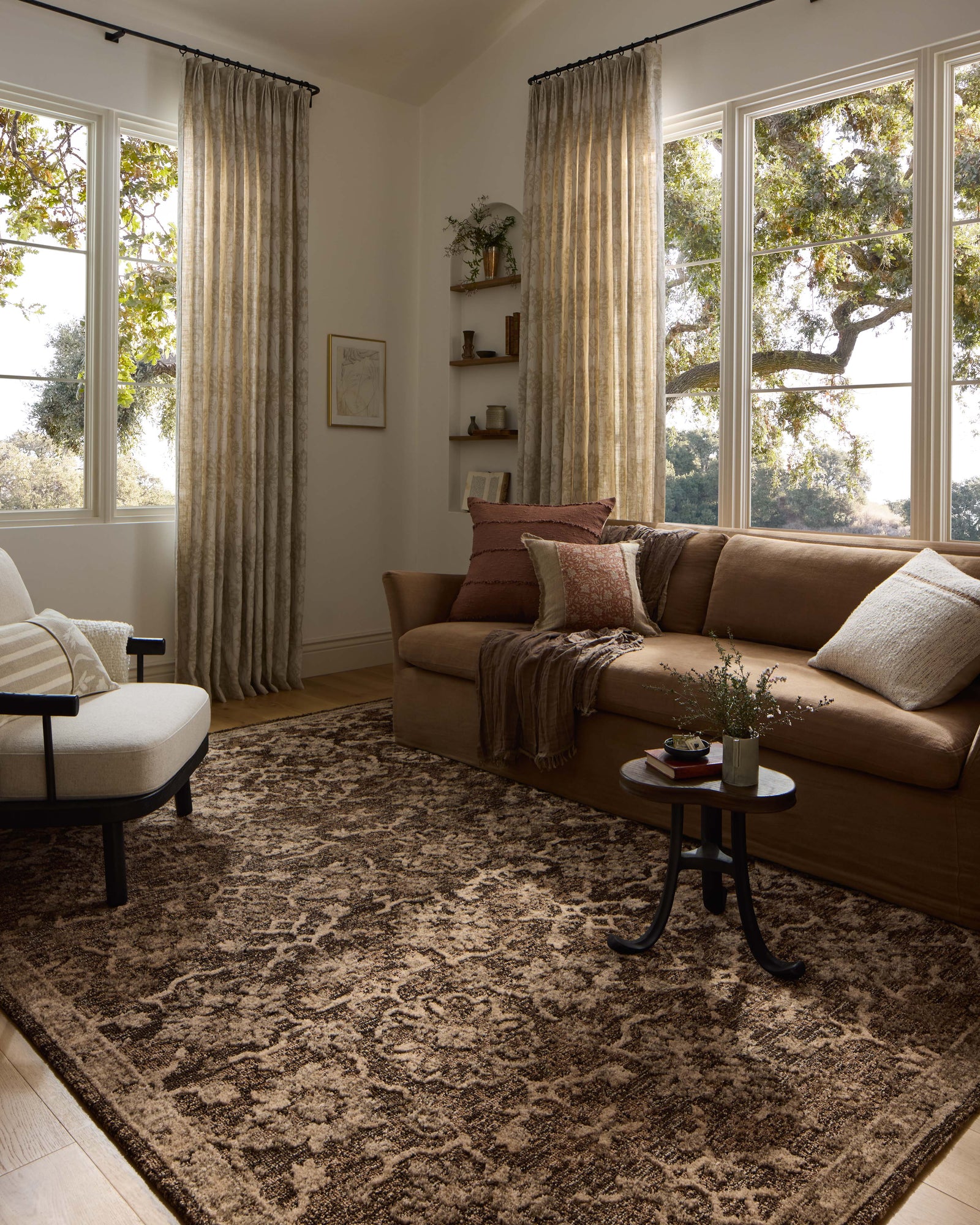 Percival Bark / Pebble — a Loloi rug at Laurie Yapp Home.