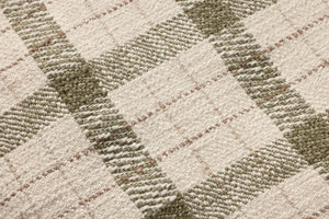 Wallace Cream Cream Pouf - Macro Detail (H)