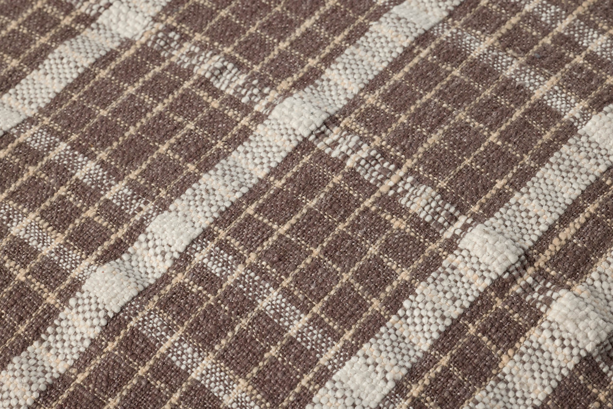 Wallace Chocolate Chocolate Pouf - Macro Detail (H)
