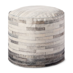 Ivory / Grey Pouf - Aerial Image