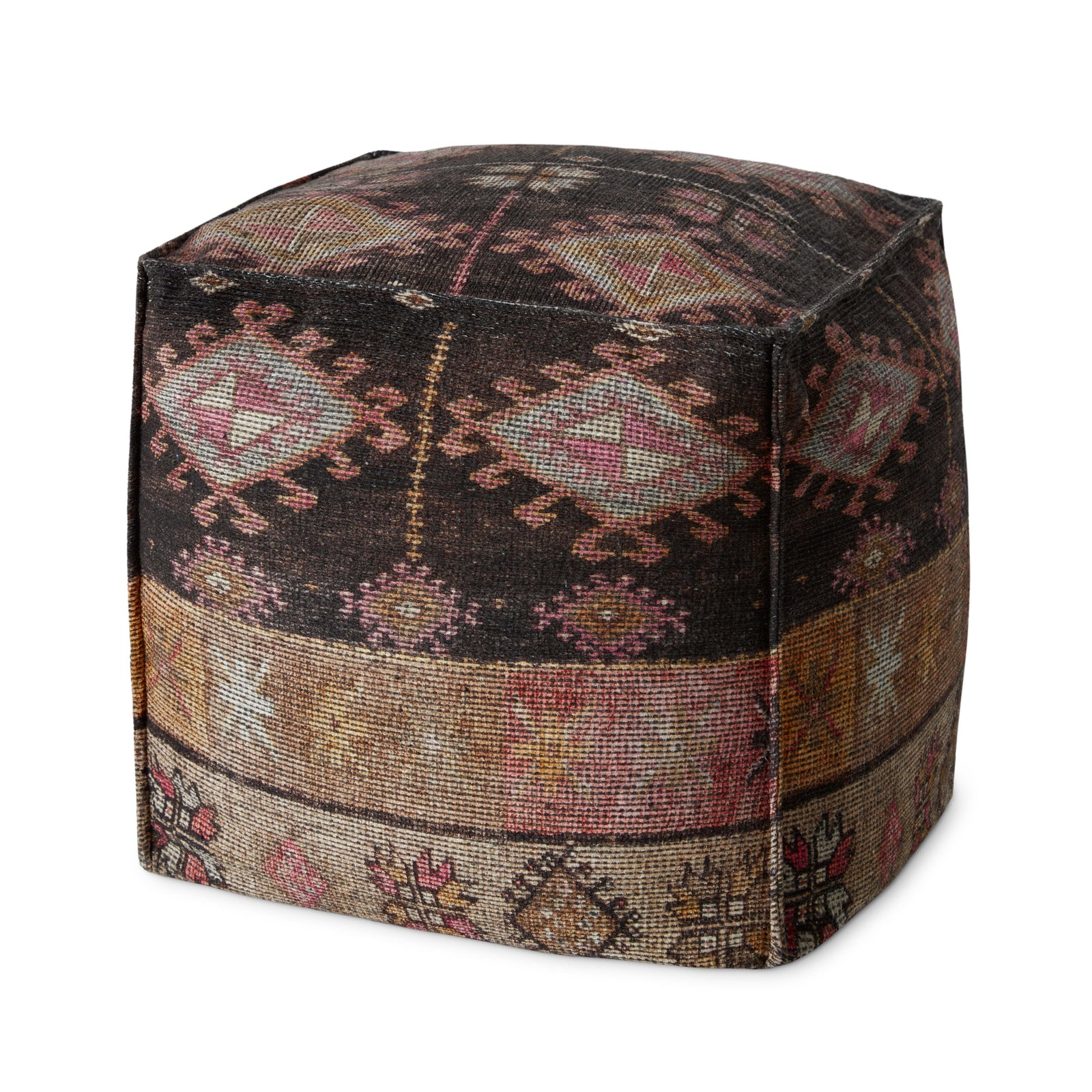 Poufs Multi — a Loloi pouf at Laurie Yapp Home.