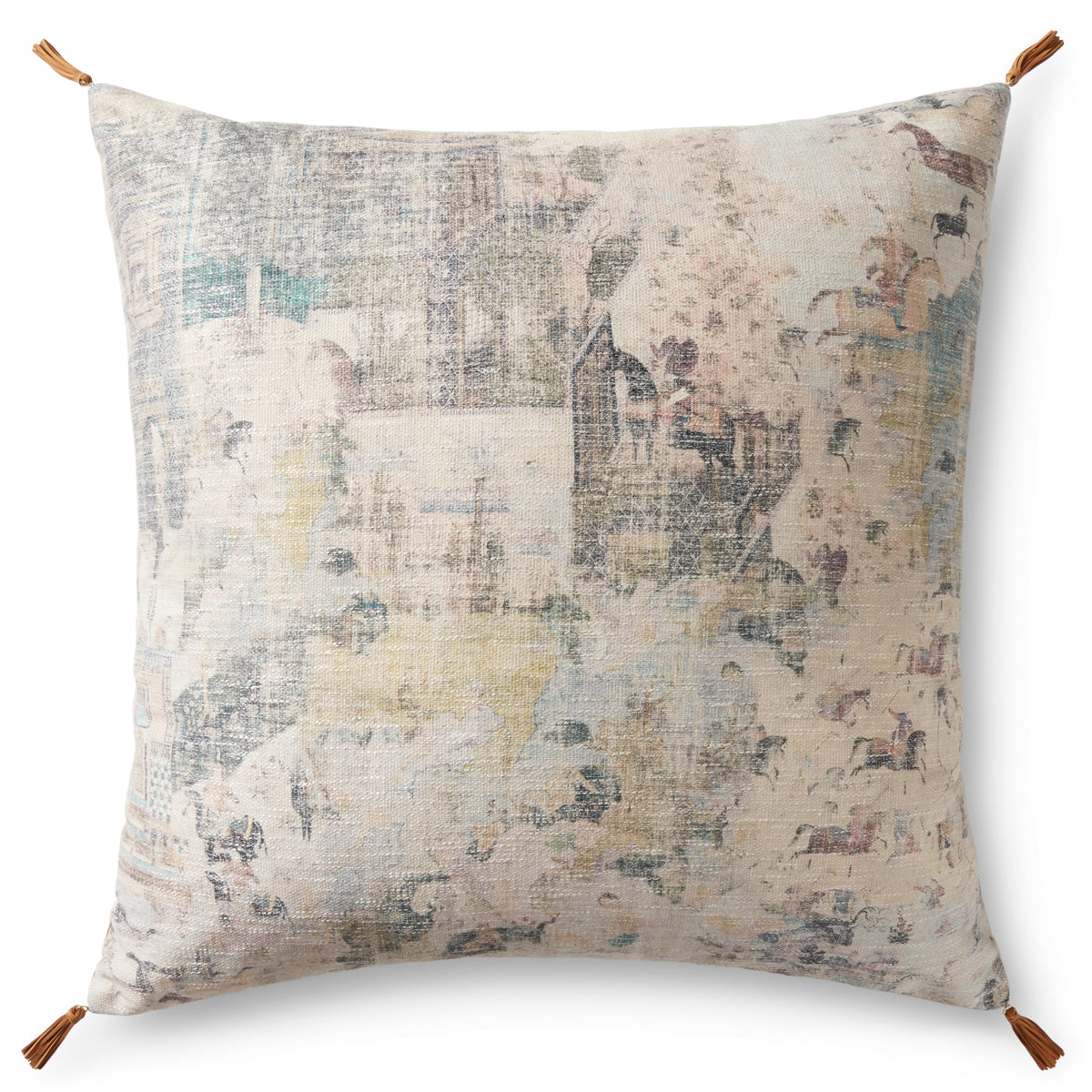 Beige / Multi Pillow - Aerial Image