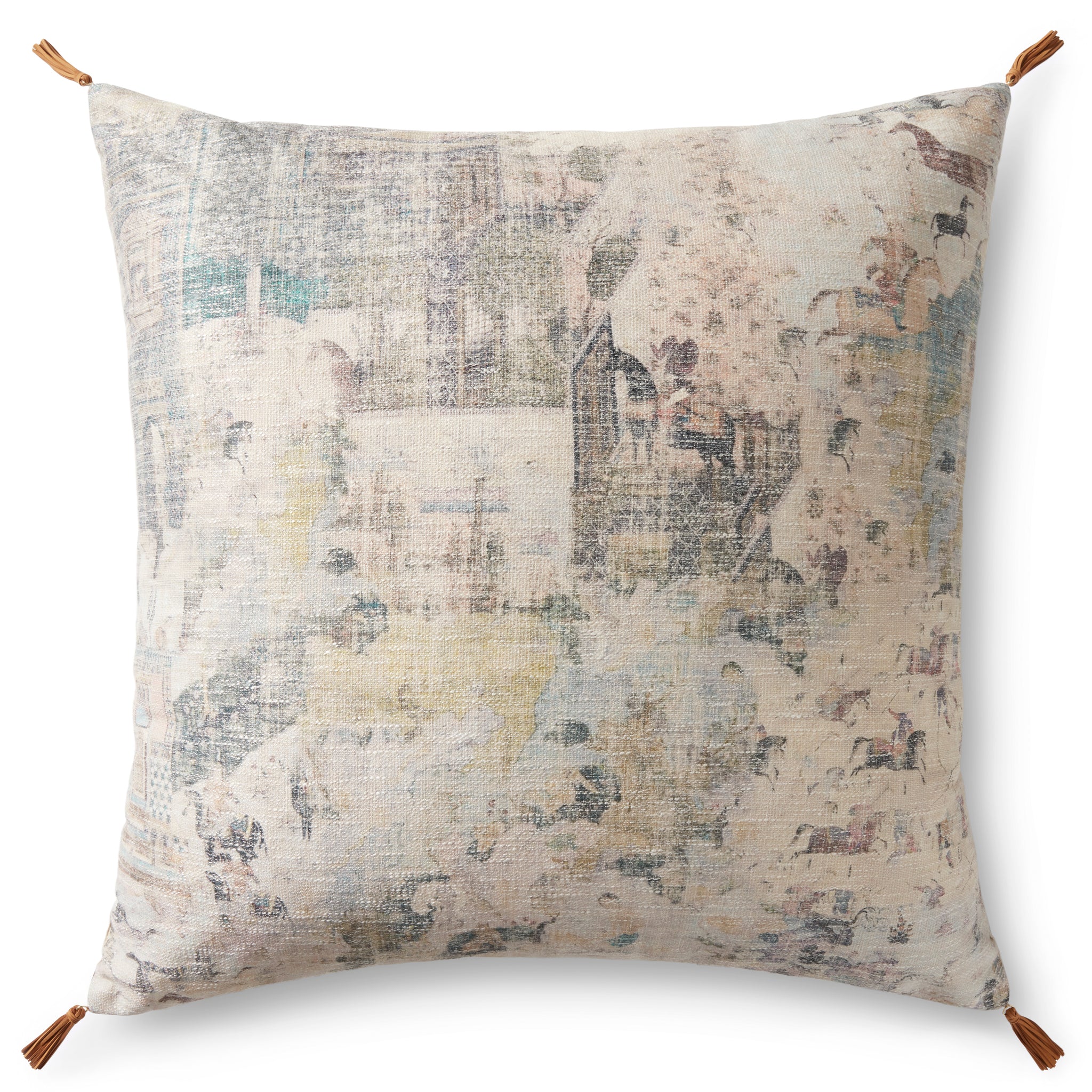Beige / Multi Pillow - Aerial Image