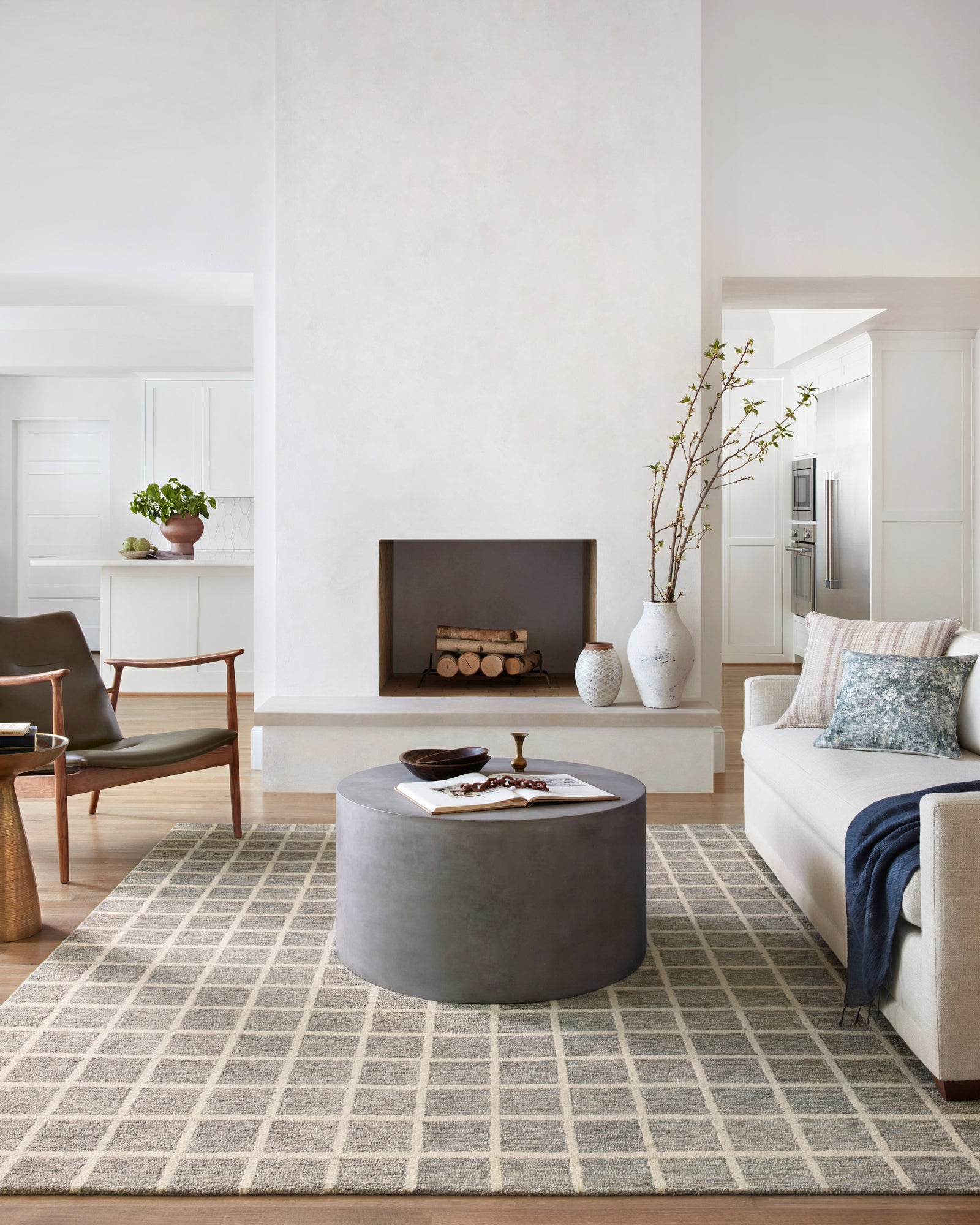 Polly Slate / Ivory — a Loloi rug at Laurie Yapp Home.