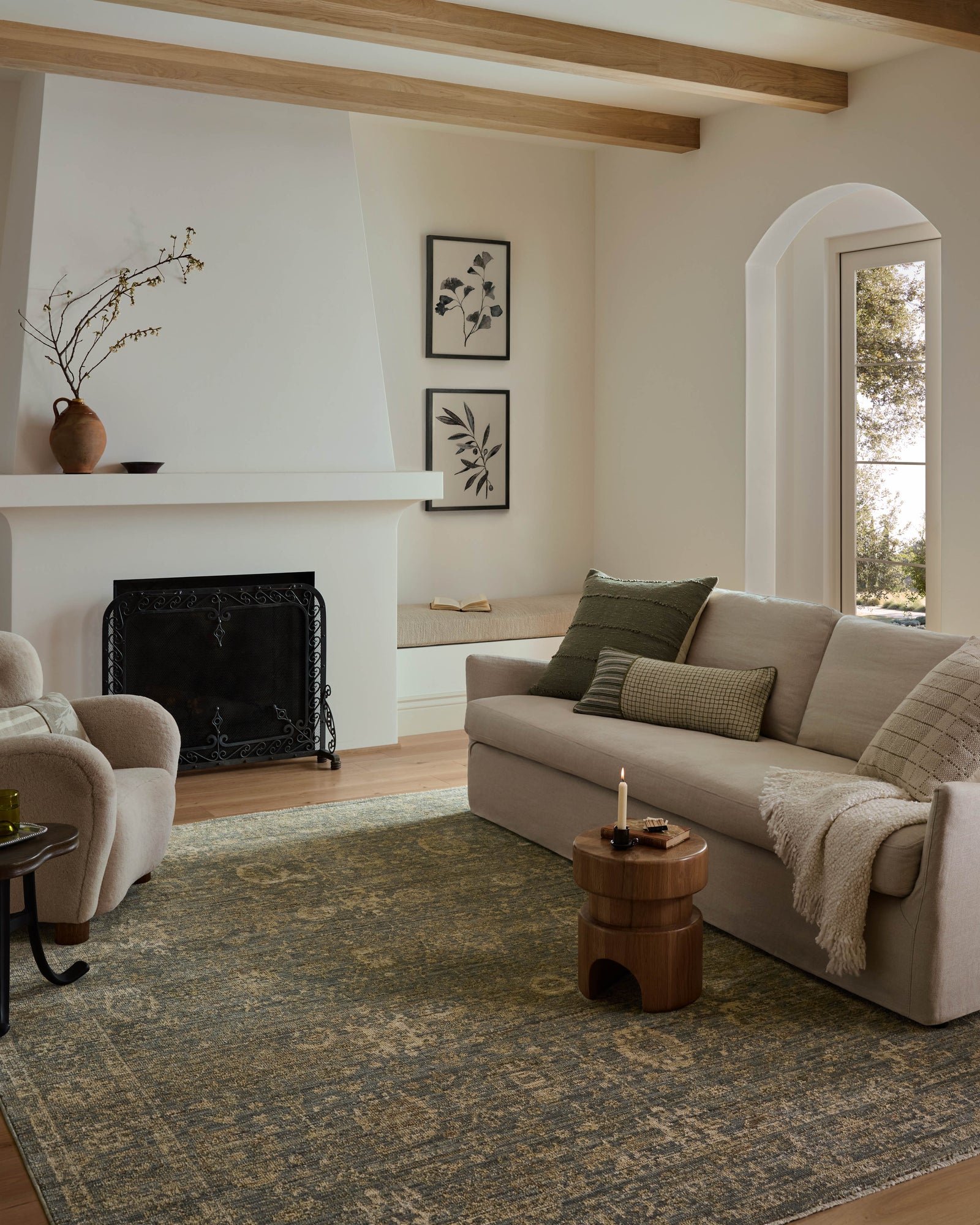 Priscilla Blue / Sand — a Loloi rug at Laurie Yapp Home.