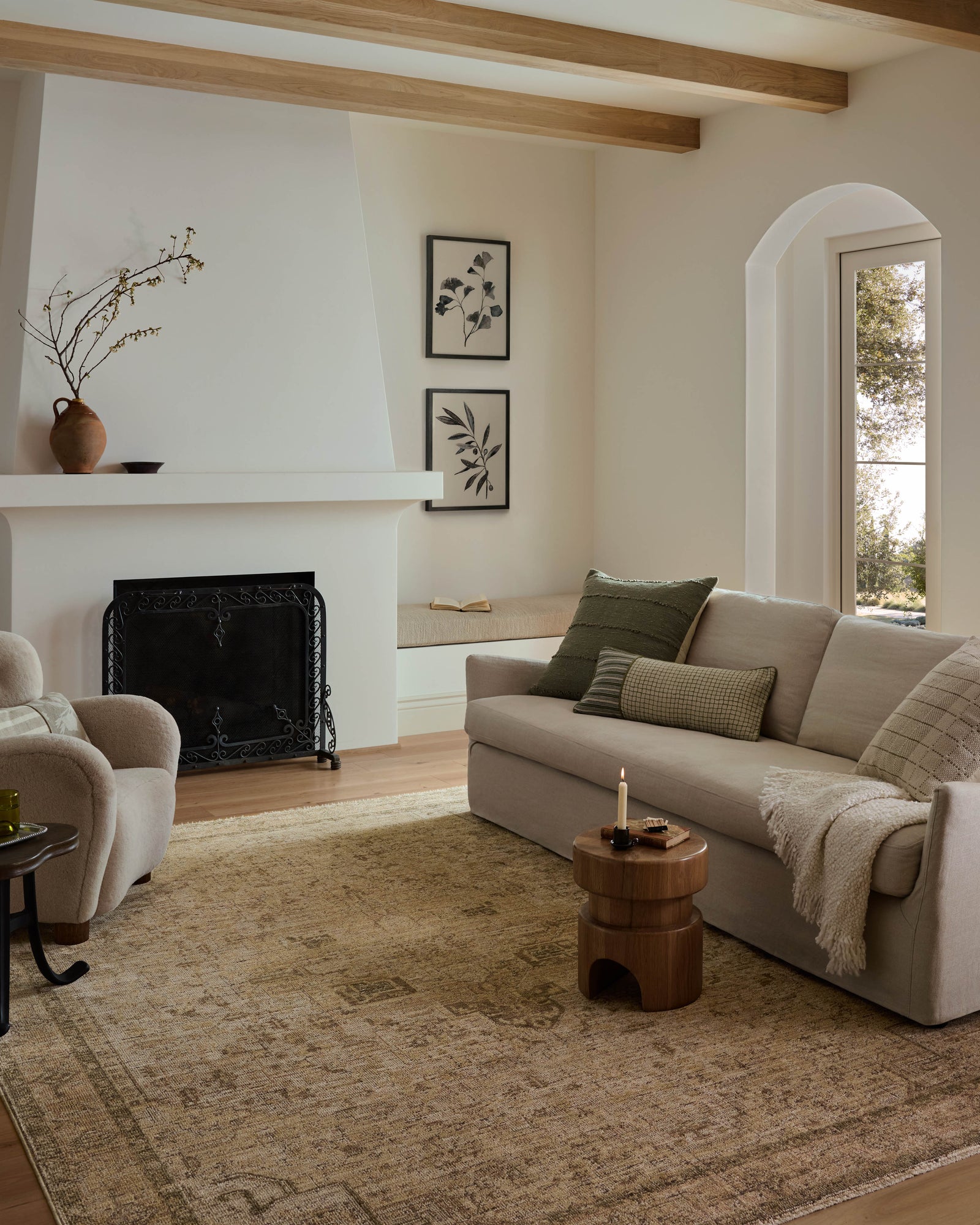 Priscilla Beige / Earth — a Loloi rug at Laurie Yapp Home.