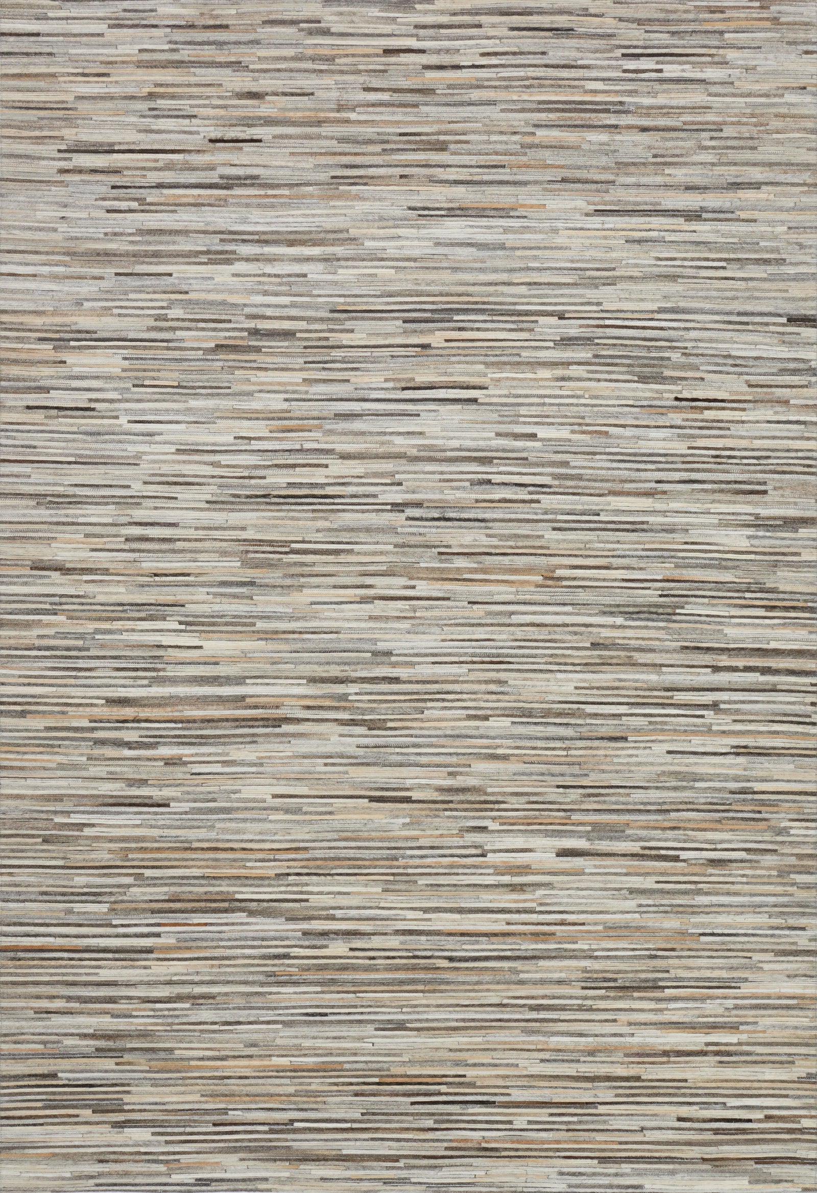 front view of Promenade Silver luxury Rug